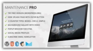 Maintenance PRO плагин wordpress