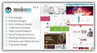 Mukam адаптивная тема wordpress