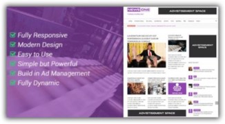 NewsOne скрипт создания онлайн журнала или газеты