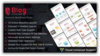 Blog Designer PRO for wordpress плагин для блог