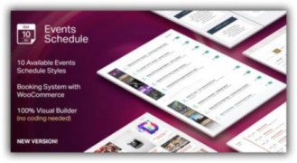 Events Schedule плагин календарь событий wordpress