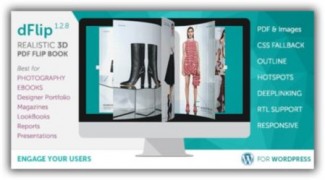 dFlip плагин PDF FlipBook wordpress