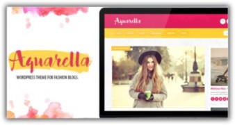 Aquarella адаптивный шаблон wordpress