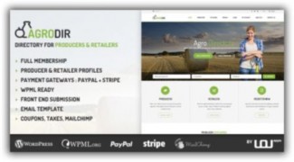 Agrodir адаптивный шаблон каталог wordpress