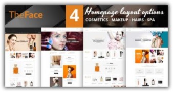 Theface адаптивный шаблон магазина Magento