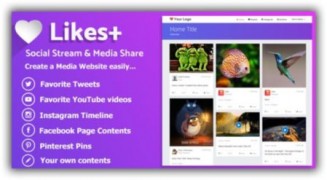 Likes Plus скрипт мультимедийного сайта