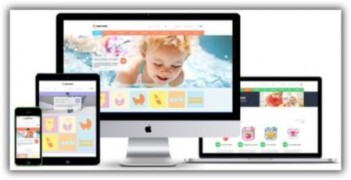 Baby Shop адаптивный шаблон VirtueMart Joomla