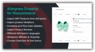 Aliexpress Dropship for Woocommerce плагин дропшоппинга wordpress