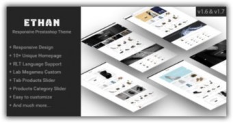 Ethan адаптивный шаблон Prestashop
