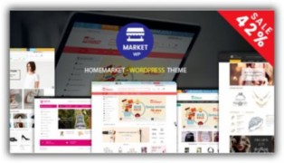 HomeMarket адаптивный шаблон WooCommerce wordpress
