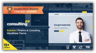 Consulting адаптивный шаблон wordpress