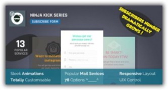 Ninja Kick плагин для подписок wordpress