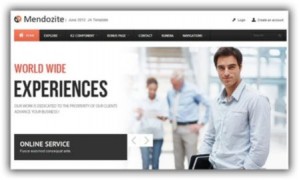 JoomlArt JA Mendozite адаптивный шаблон joomla