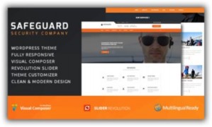 Safeguard адаптивный шаблон служба безопасности wordpress