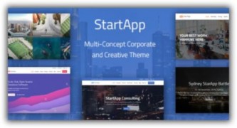 StartApp адаптивный шаблон wordpress