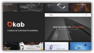 Okab адаптивный шаблон wordpress