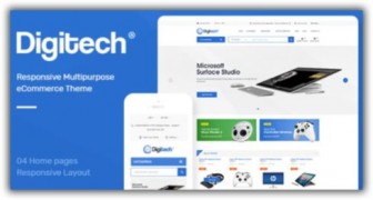 Digitech адаптивный шаблон Opencart