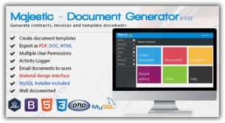 Majestic скрипт создания документов