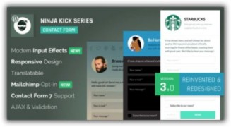 Ninja Kick Contact Form плагин контактной формы wordpress