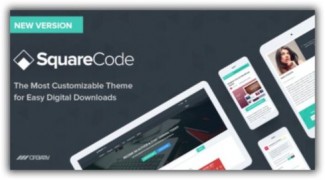 SquareCode адаптивный шаблон wordpress