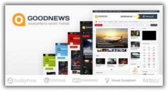 Goodnews адаптивный шаблон wordpress