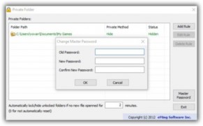 Private Folder программа скрытия папок
