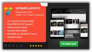 Ultimate Layouts адаптивная сетка для визуального конструктора wordpress