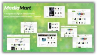 MediaMart адаптивный шаблон WooCommerce wordpress