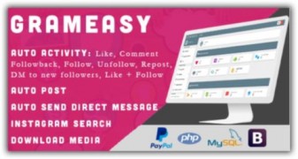 GramEasy скрипт автоматический инструмент Instagram