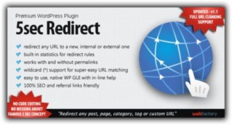 5sec Redirect плагин редиректа wordpress