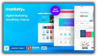 Markety адаптивный шаблон wordpress SEO и цифровой маркетинг