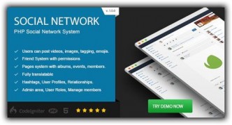 Social Network скрипт социальной сети