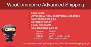 WooCommerce Advanced Shipping доставка плагин wordpress