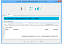 ClipGrab rus загрузка конвертирование видео