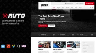 Auto автомеханик и авторемонт адаптивный шаблон