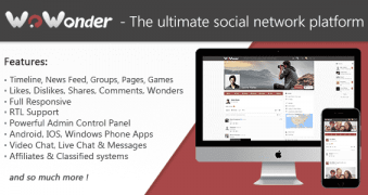 WoWonder скрипт социальной сети