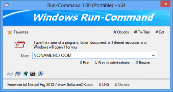 Run-Command + x64 + Portable программа выполнить