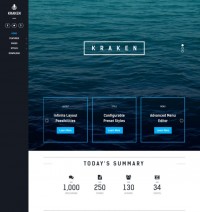 Kraken 1.0.1 шаблон Joomla