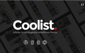 Coolist отзывчивый шаблон wordpress