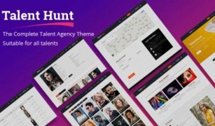 Talent Hunt отзывчивый шаблон управления талантами