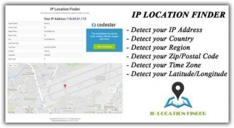 IP Location Finder Script скрипт геолокации
