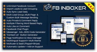 FB Inboxer скрипт маркетинга Facebook Messenger