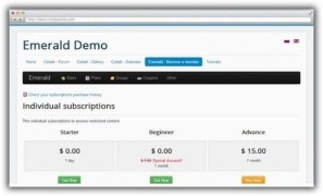 Emerald компонент платного доступа Joomla