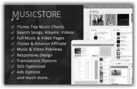 MusicStore скрипт музыкального сайта