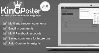 Facebook Auto comment скрипт модуль для Kingposter