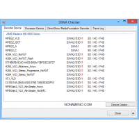 DXVA Checker программа проверки поддержки драйвера