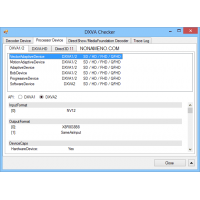 DXVA Checker программа проверки поддержки драйвера