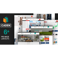 Caden адаптивный шаблон для магазина на wordpress