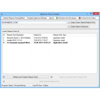 Restore Point Creator восстановление windows