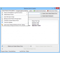 Restore Point Creator + Portable восстановление windows